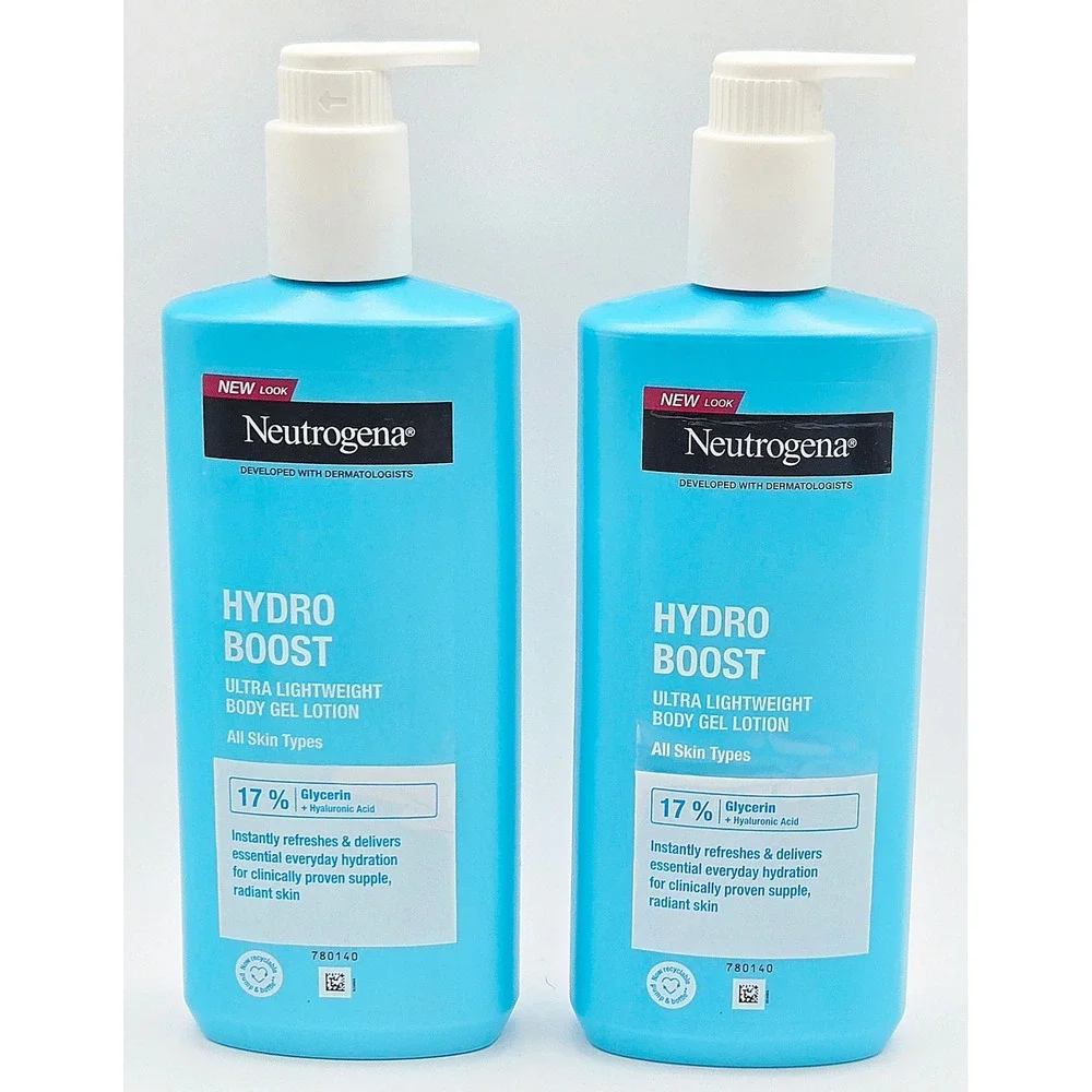 Neutrogena Hydro Boost Ultra Lightweight Body Gel Lotion 400 ml/ 13.5 oz-2 Pack